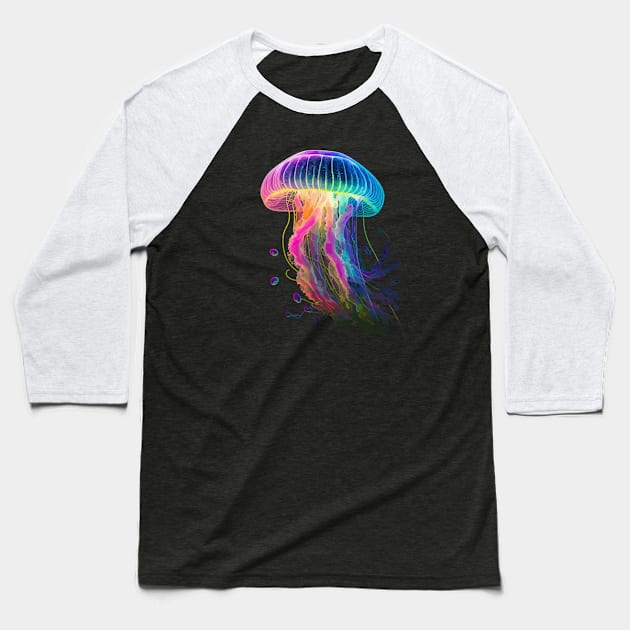 Jellyfish Baseball T-Shirt by MBNEWS